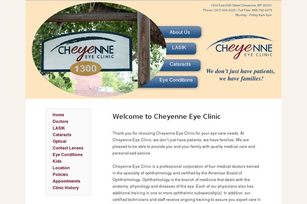 cheyenneeyeclinic.com site used Eyeclinic