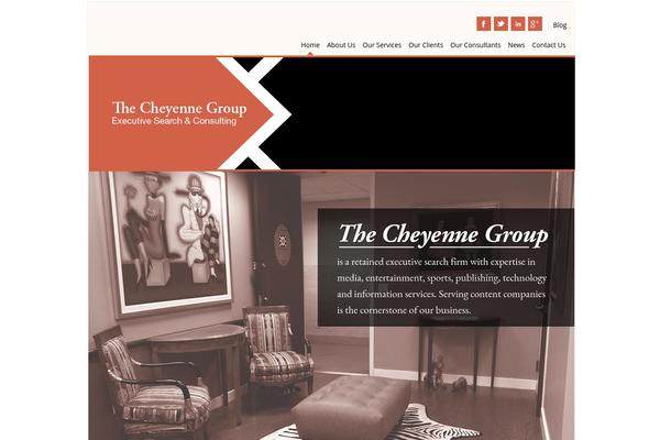 cheyennegroup.com site used Tcm_wordpess
