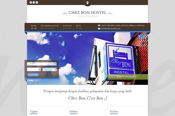 chez-bon.com site used Nice Hotel