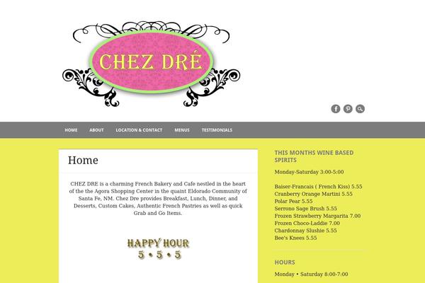 Restaurateur theme site design template sample