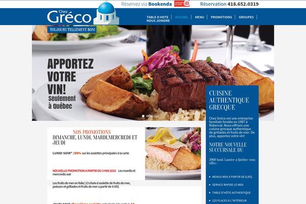 chezgreco.com site used Greco