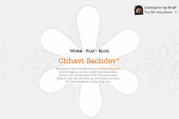 chhavisachdev.com site used Chhavi