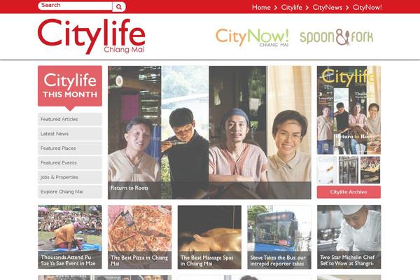 chiangmainews.com site used Citylife-master