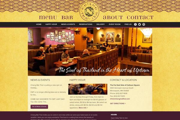 chiangmaithai.com site used Chiangtheme