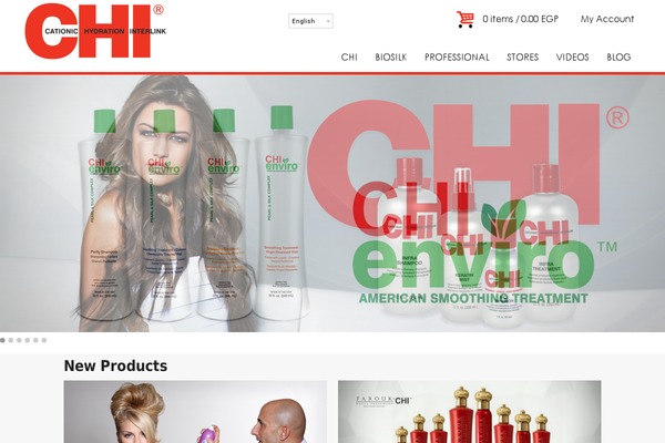 Chi theme site design template sample