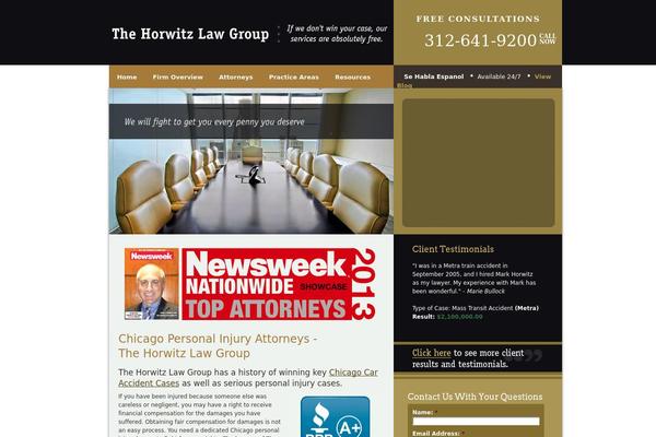 chicago-personal-injury-lawyers.us site used Horwitzlaw