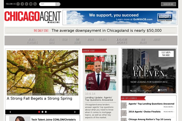 chicagoagentmagazine.com site used Agent-magazine