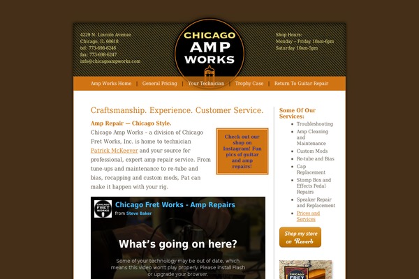 chicagoampworks.com site used Atmosphere-10