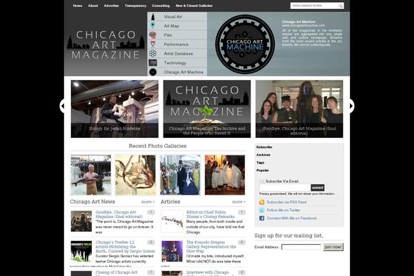 chicagoartmagazine.com site used Wp-mediamag-basic
