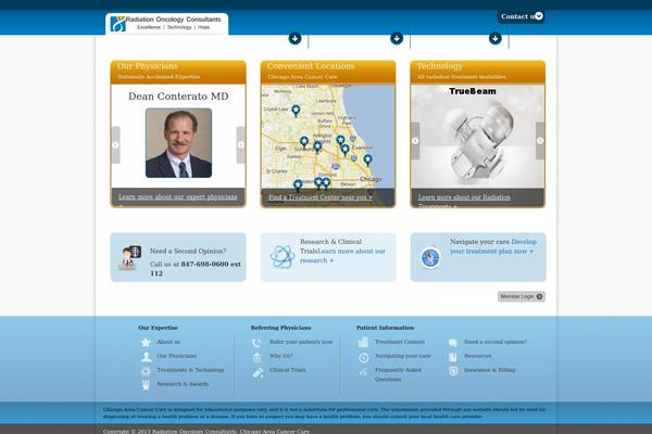 chicagocancer.com site used Radiation