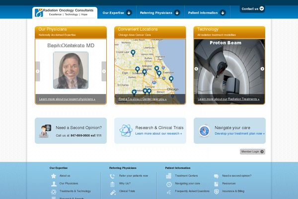 chicagocancer.org site used Radiation