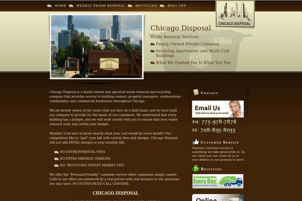 chicagodisposal.com site used Chicagodisposal