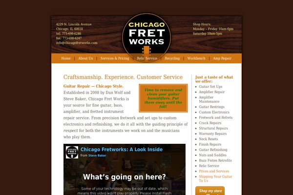 chicagofretworks.com site used Atmosphere-10