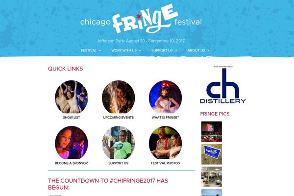 chicagofringe.org site used Chicagofringe2015