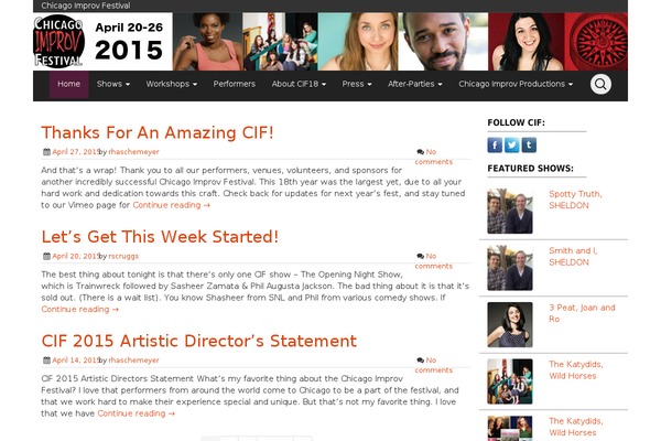 chicagoimprovfestival.org site used Openstrap