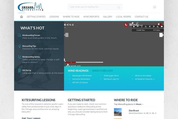 chicagokitesurfing.com site used Kitesurfing