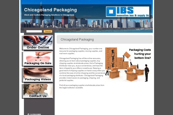 chicagolandpackaging.com site used Theme645