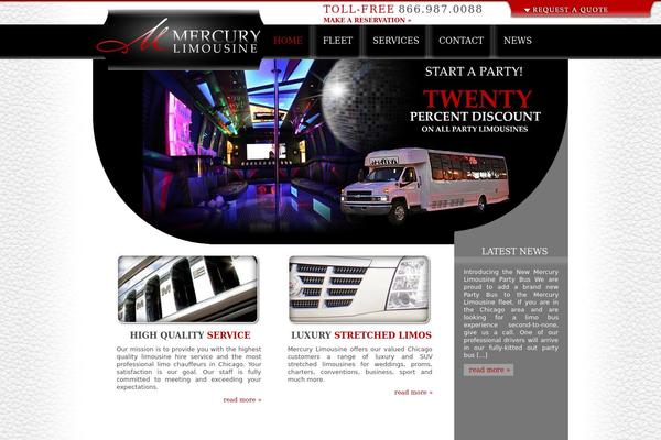 chicagolimousine.com site used Mercurylimo