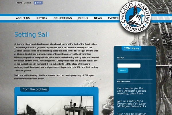 chicagomaritimemuseum.org site used Chicago-maritime-museum