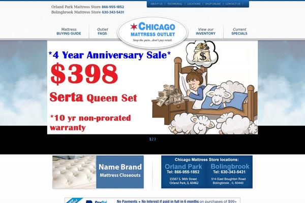 chicagomattressoutlet.net site used Chicago_mattress