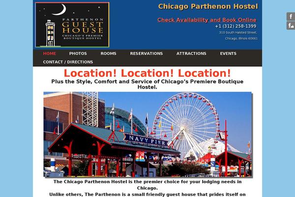 chicagoparthenonhostel.com site used Parthenon