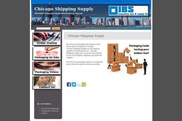 chicagoshippingsupply.com site used Theme645