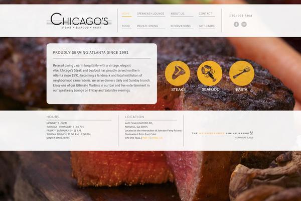 chicagosrestaurant.com site used Chicagostheme