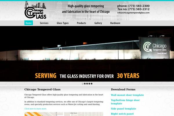 chicagotemperedglass.com site used Chicagotemperedglass
