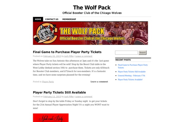 chicagowolfpack.com site used Coraline