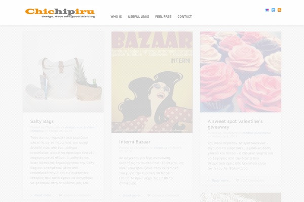 New Horizon theme site design template sample