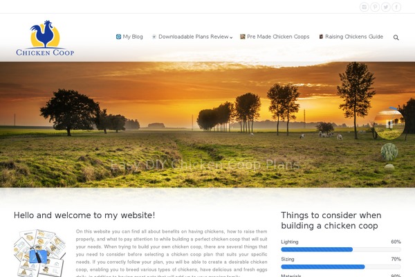 The7 theme site design template sample
