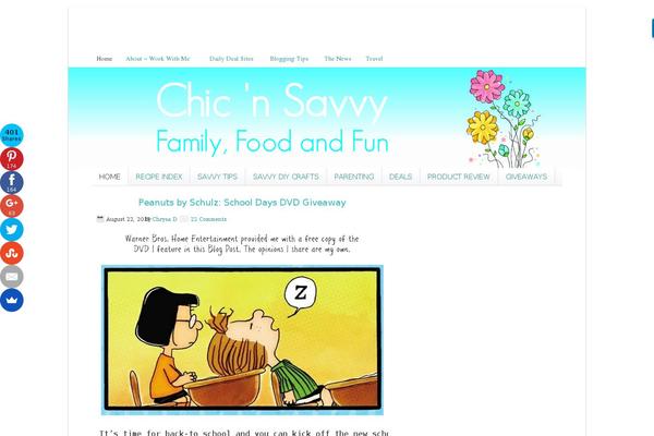 chicsavvy theme websites examples