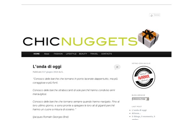 Twenty Eleven theme site design template sample