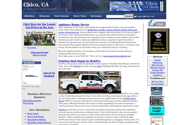 WordPress website example screenshot