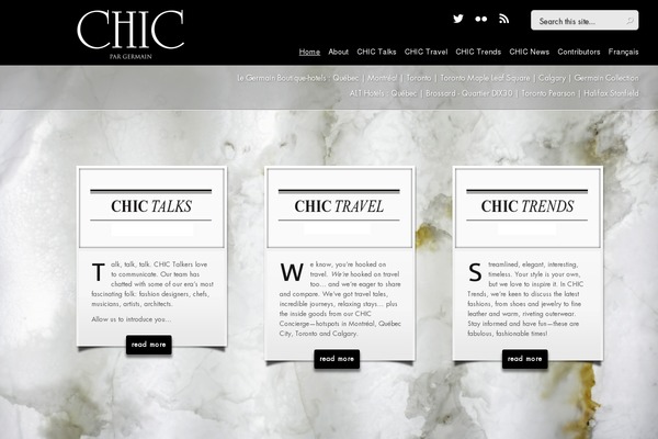 InStyle theme site design template sample