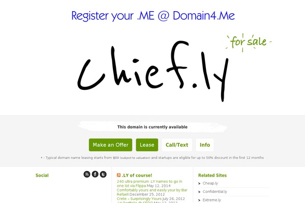 chief.ly site used Jinglydp