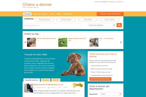 chiensadonner.com site used Classipress Child Theme