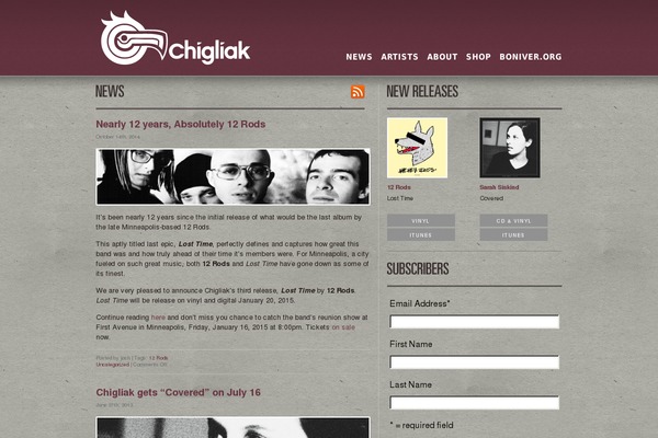 chigliak.com site used Chigliak