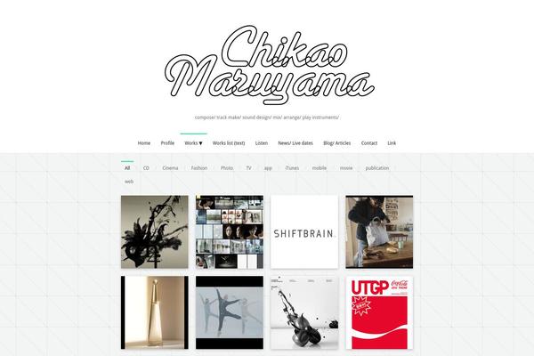 chikaomaruyama.com site used Unfold