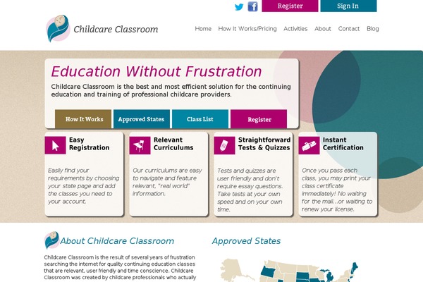 childcareclassroom.com site used childcare