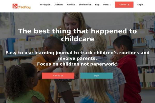 childdiary.net site used Avada Child Theme