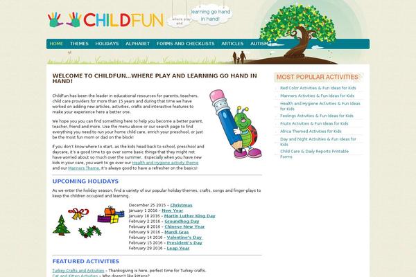 childfun.com site used Child-care-creative