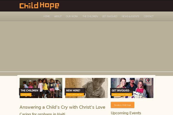 Childhope theme site design template sample