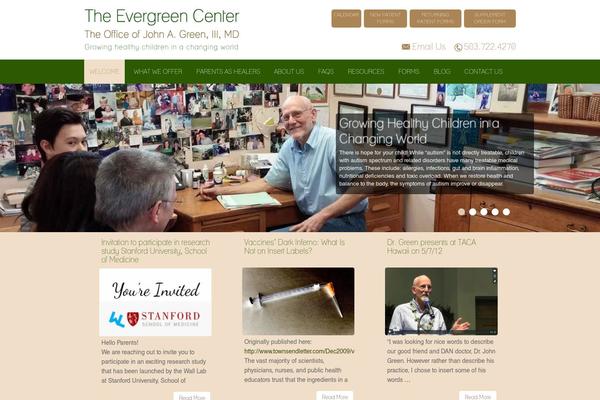 Twenty Twelve theme site design template sample