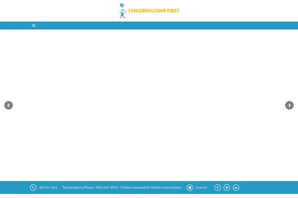 childrencomefirst.ca site used Childrencomefirst