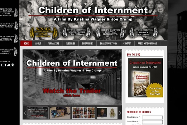 childrenofinternment.com site used Joecrumpfilm