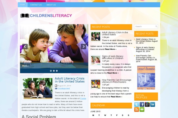 childrens-literacy.com site used Domag