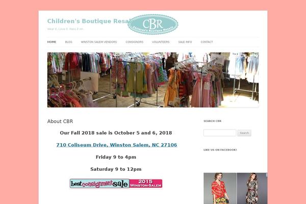 Twenty Twelve theme site design template sample