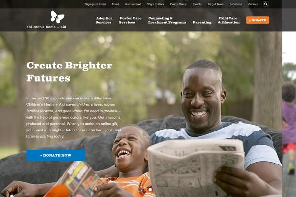 childrenshomeandaid.org site used Wp-bootstrap-master
