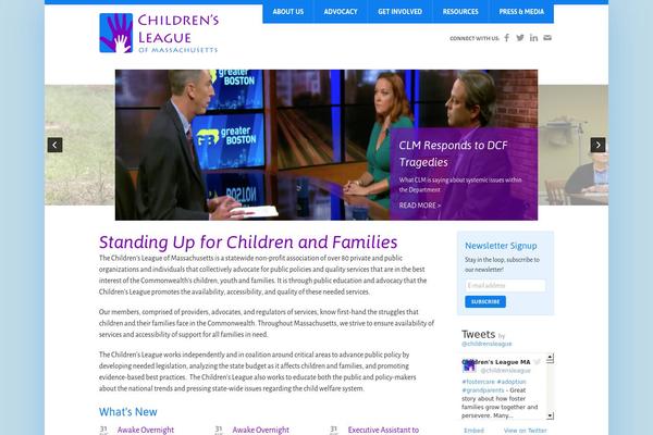 childrensleague.org site used Clm